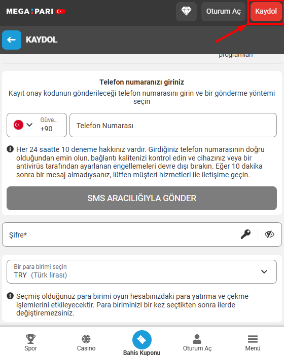 Megapari resmi indir